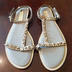 DSW - Silver studded sandals